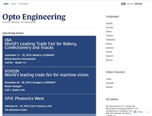 Tablet Screenshot of optoengineeringblog.com